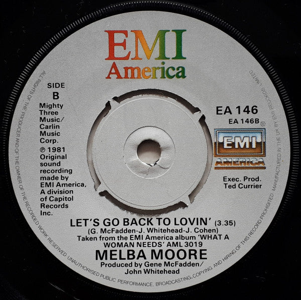 Melba Moore : Love's Comin' At Ya (7", Single)