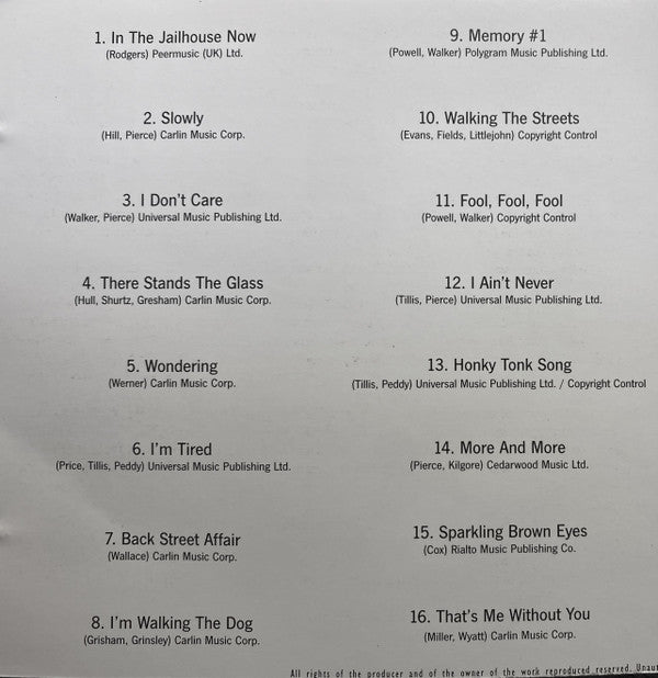 Webb Pierce : Famous Country Music Makers (CD, Album, Comp)