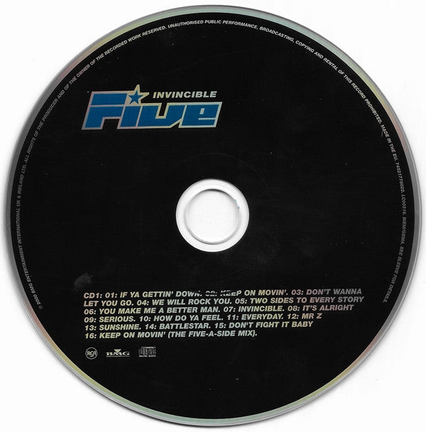 Five : Invincible (CD, Album + CD, Enh + Ltd, S/Edition)