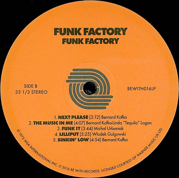 Funk Factory : Funk Factory (LP, Album, RE, 180)