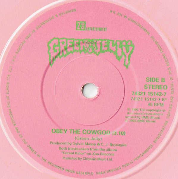 Green Jellÿ : Three Little Pigs (7", Single, Ltd, Pin)