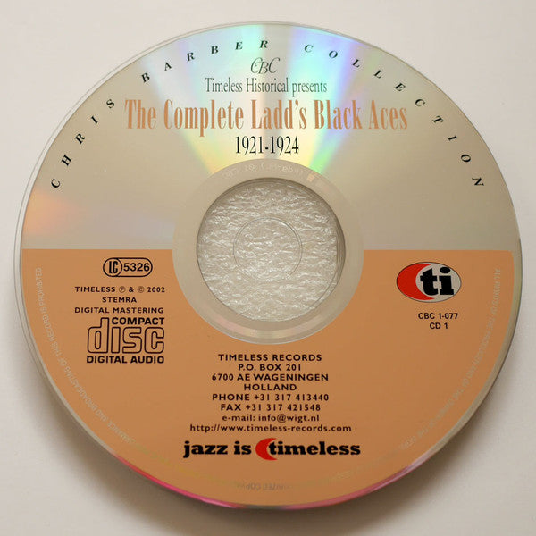 Ladd's Black Aces : The Complete Ladd's Black Aces 1921-1924 (2xCD, Comp)