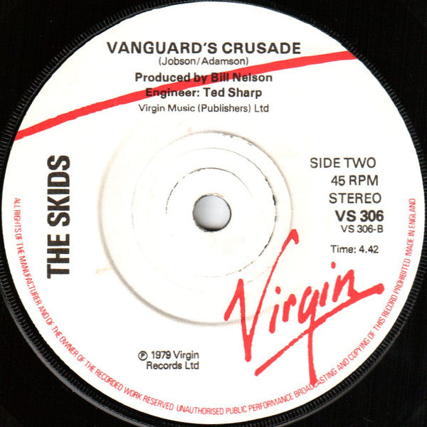 Skids : Working For The Yankee Dollar (7", Single)