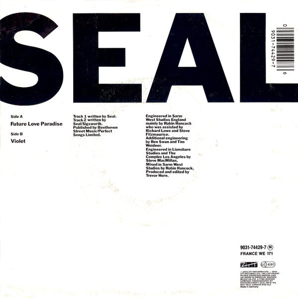 Seal : Future Love EP (7", EP, Lar)