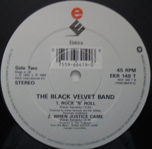 The Black Velvet Band : Lullaby (12")