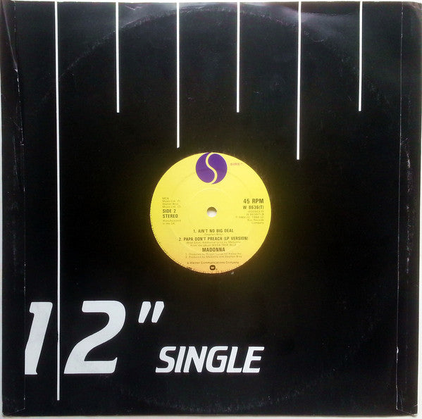 Madonna : Papa Don't Preach (12", Single)