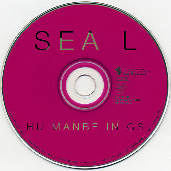 Seal : Human Beings (CD, Single, Promo)