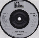 James : Sit Down (7", Single, Sil)