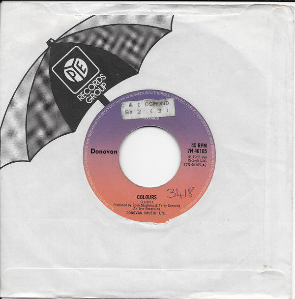 Donovan : Colours (7", Single)