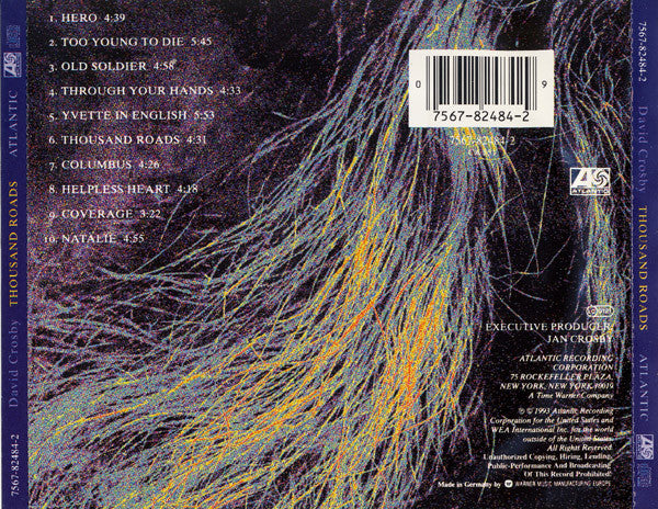 David Crosby : Thousand Roads (CD, Album)