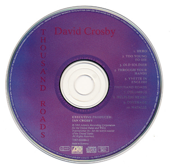 David Crosby : Thousand Roads (CD, Album)