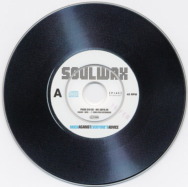 Soulwax : Much Against Everyone's Advice (CD, Album, RE)
