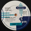 Massivo Featuring Jackie Rawe : Kingdom Of Love (7", Single, Sol)