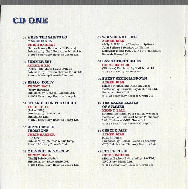 Chris Barber, Kenny Ball, Acker Bilk : Boaters Bowlers & Bowties: The Best of Barber, Ball & Bilk (2xCD, Comp)
