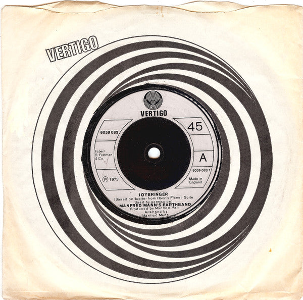 Manfred Mann's Earth Band : Joybringer (7", Single)