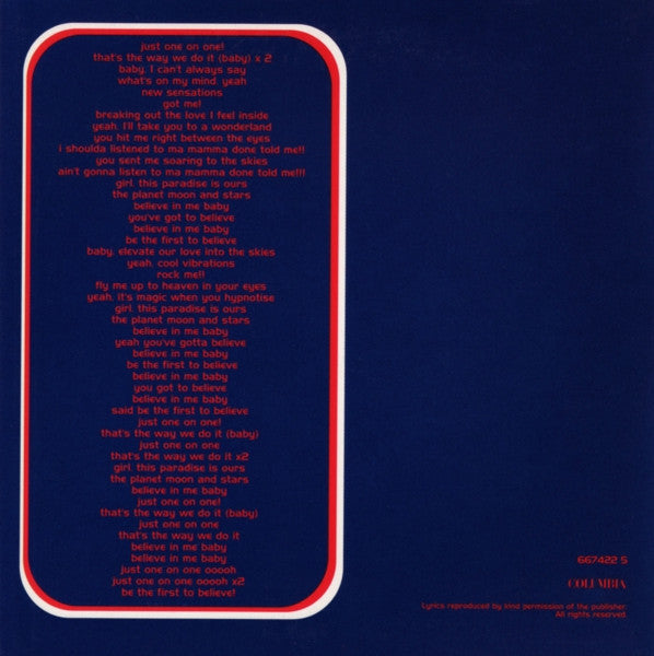 A1 : Be The First To Believe (CD, Single, Car)