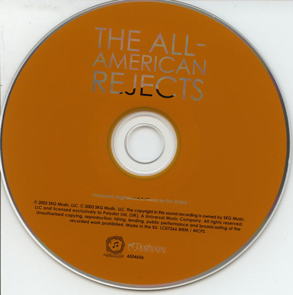 The All-American Rejects : The All-American Rejects (CD, Album, S/Edition)
