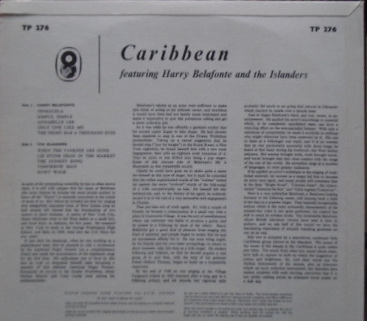 The Islanders (6) Featuring Harry Belafonte : Caribbean! (LP, Club, RE)