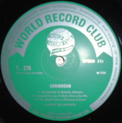 The Islanders (6) Featuring Harry Belafonte : Caribbean! (LP, Club, RE)