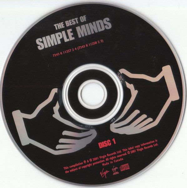 Simple Minds : The Best Of Simple Minds (2xCD, Comp, RM)