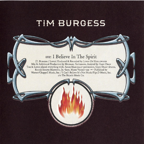 Tim Burgess : I Believe In The Spirit (CD, Single)