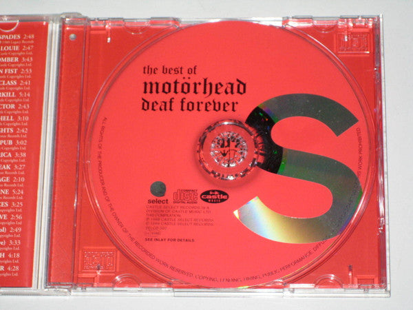 Motörhead : The Best Of Motörhead - Deaf Forever (CD, Comp, RP)