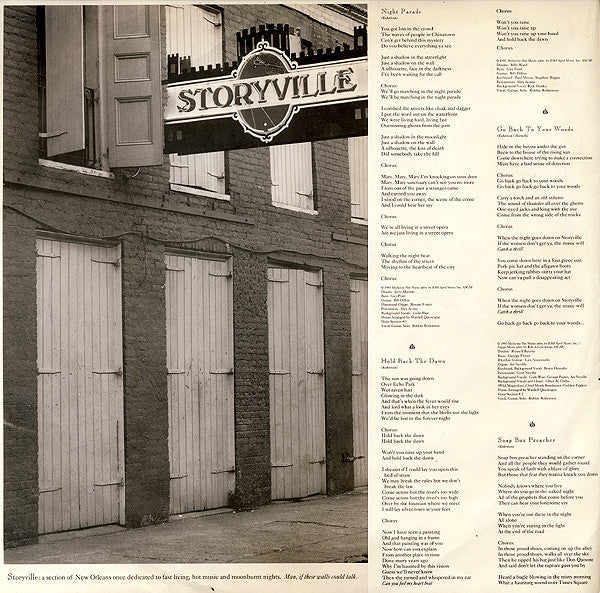 Robbie Robertson : Storyville (LP, Album)