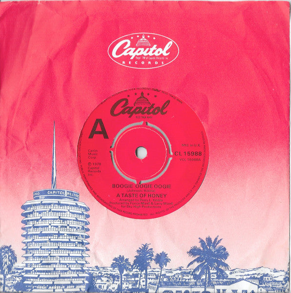 A Taste Of Honey : Boogie Oogie Oogie (7", Single)