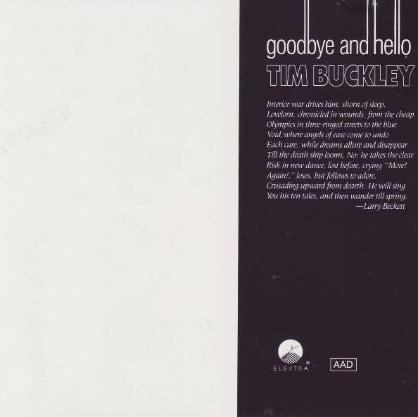 Tim Buckley : Goodbye And Hello (CD, Album, RE)