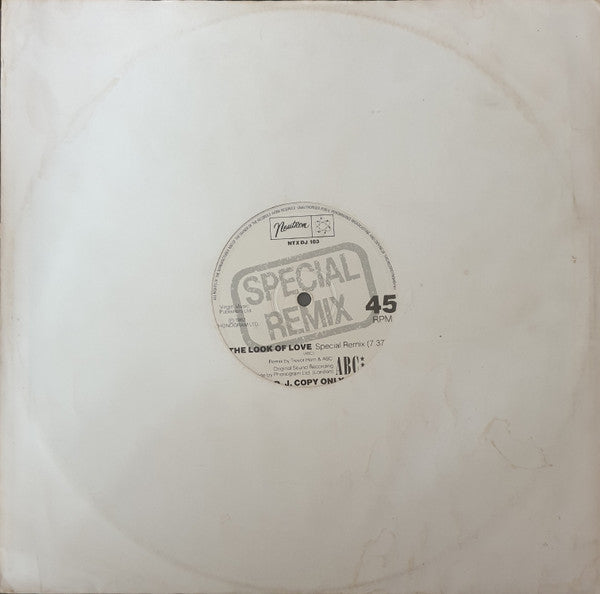 ABC : The Look Of Love (Special Remix) (12", Promo)