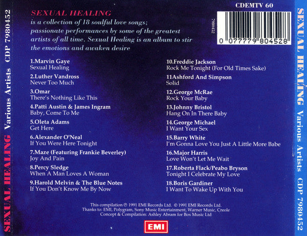 Various : Sexual Healing (CD, Comp)