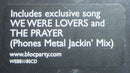 Bloc Party : The Prayer (CD, Single)
