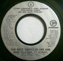 Luther Vandross And Janet Jackson : The Best Things In Life Are Free (7", Single)