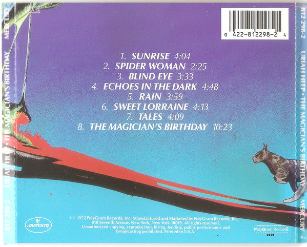 Uriah Heep : The Magician's Birthday (CD, Album, RE, RP)