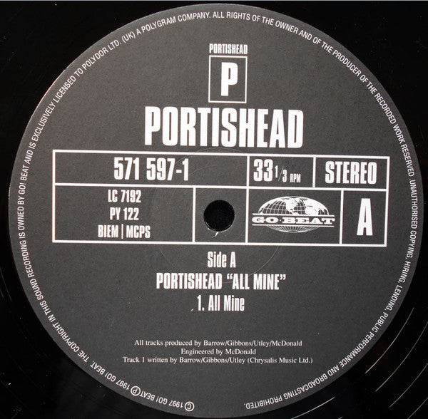 Portishead : All Mine (12")