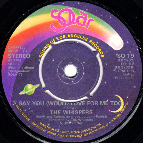 The Whispers : I Can Make It Better (7")