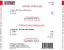 Aaron Copland, Gian Carlo Menotti : Piano Concerto (CD, Album)