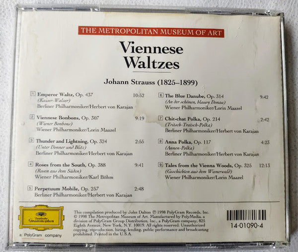 Johann Strauss Jr. : Viennese Waltzes (CD, Comp)