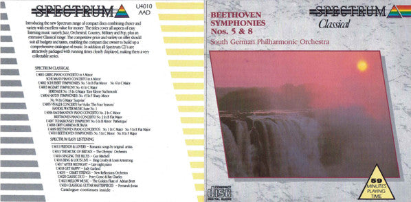 Ludwig van Beethoven, Süddeutsche Philharmonie : Symphonies Nos. 5 & 8 (CD)