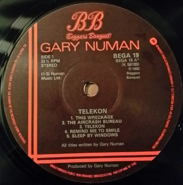 Gary Numan : Telekon (LP, Album + 7", Single, Ltd)