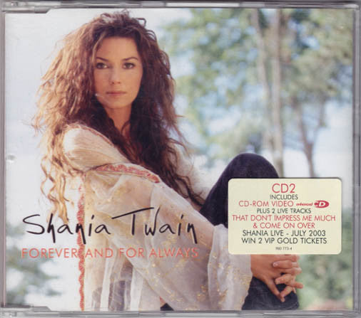 Shania Twain : Forever And For Always (CD, Single, Enh, CD2)