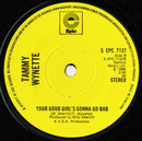 Tammy Wynette : Stand By Your Man (7", Single, RE, Sol)