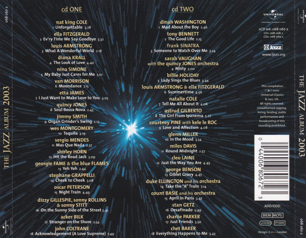 Various : The Jazz Album 2003 (2xCD, Comp)