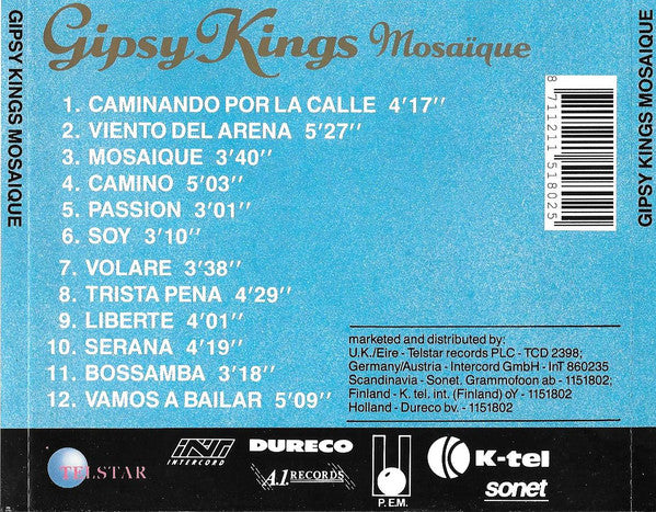 Gipsy Kings : Mosaïque (CD, Album)