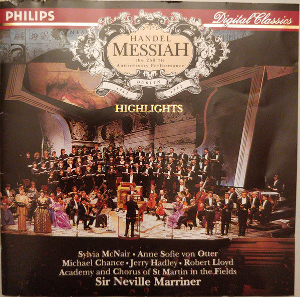 Sir Neville Marriner Conducts The Academy Of St. Martin-in-the-Fields From Georg Friedrich Händel : Messiah - Highlights (CD)