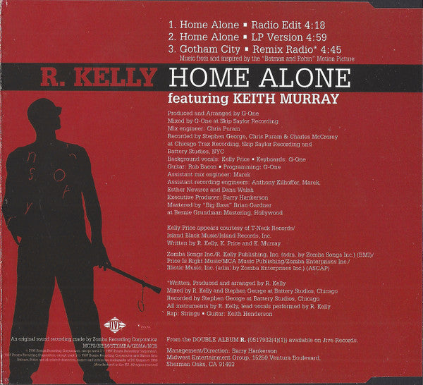 R. Kelly Featuring Keith Murray : Home Alone (CD, Single)