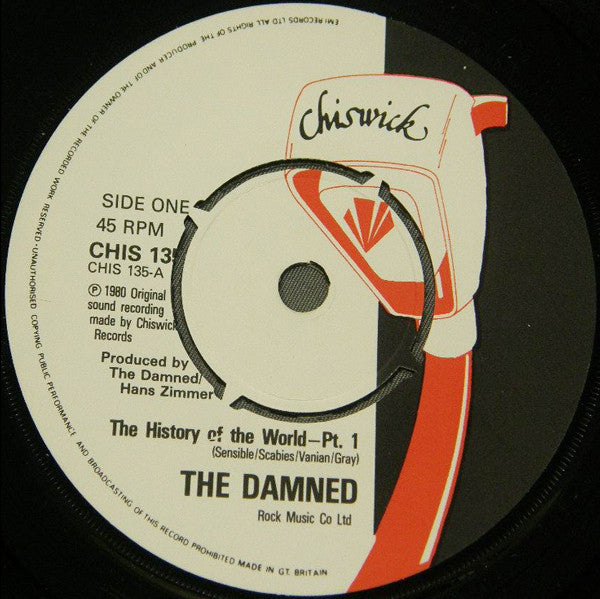 The Damned : The History Of The World Part I (7", Single)