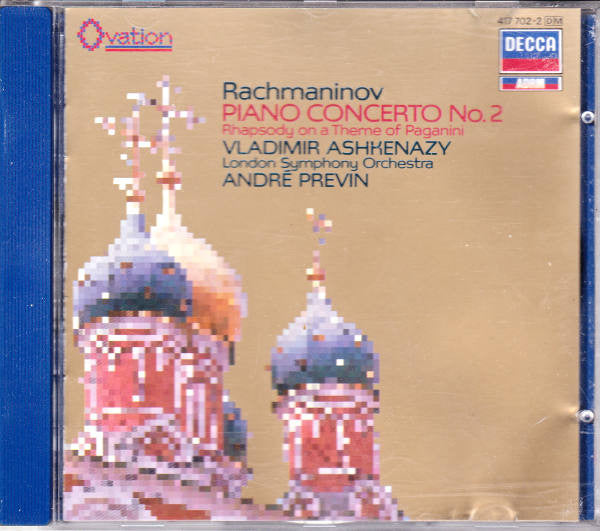 Sergei Vasilyevich Rachmaninoff, Vladimir Ashkenazy, London Symphony Orchestra, André Previn : Piano Concerto No. 2 • Rhapsody On A Theme Of Paganini (CD, RE, RM)