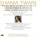 Shania Twain : That Don't Impress Me Much (CD, Maxi)