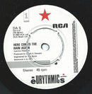 Eurythmics : Here Comes The Rain Again (7", Single, Pus)